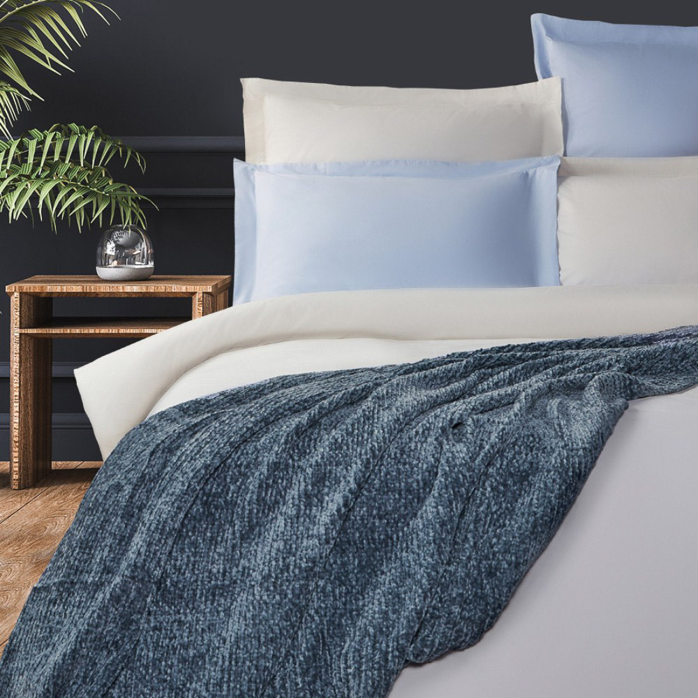 BY COLLECTION Простыня на резинке 140х200х25см, 100% хлопок, молочный, арт.№ 432-021