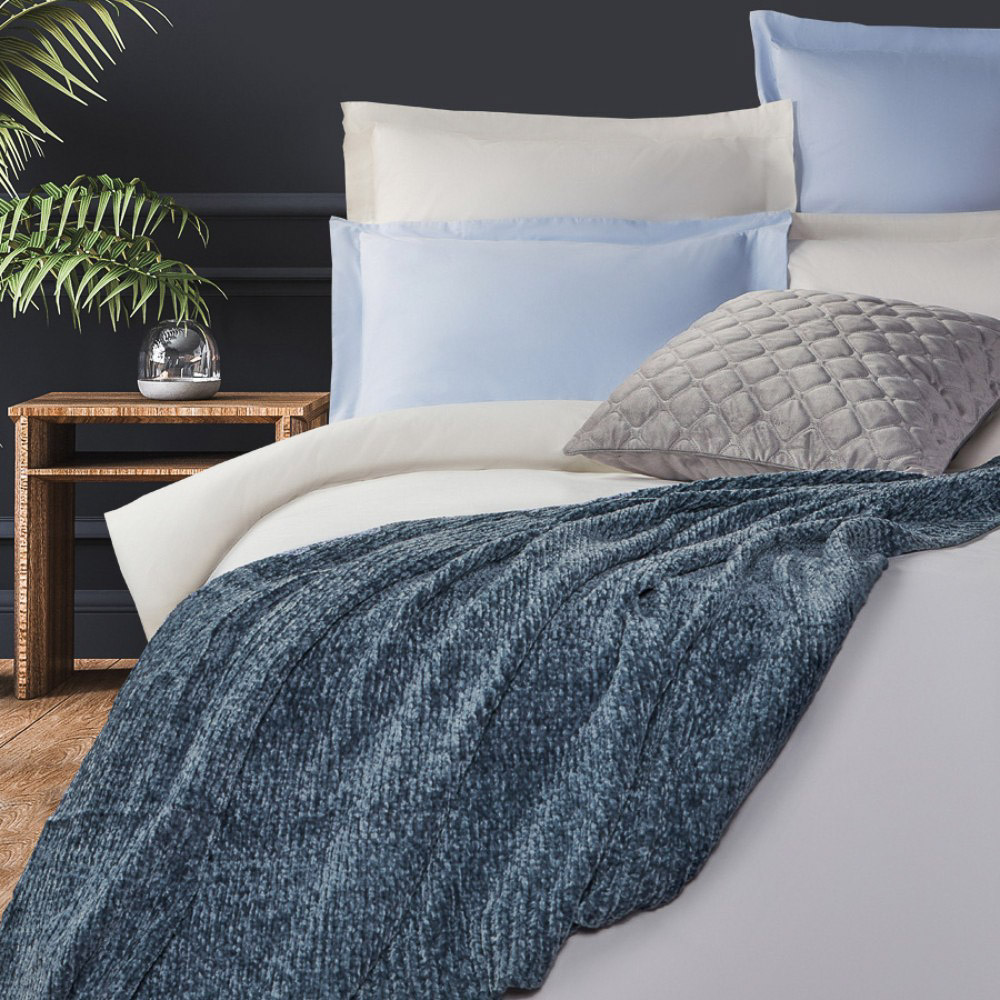 BY COLLECTION Простыня на резинке 140х200х25см, 100% хлопок, молочный, арт.№ 432-021