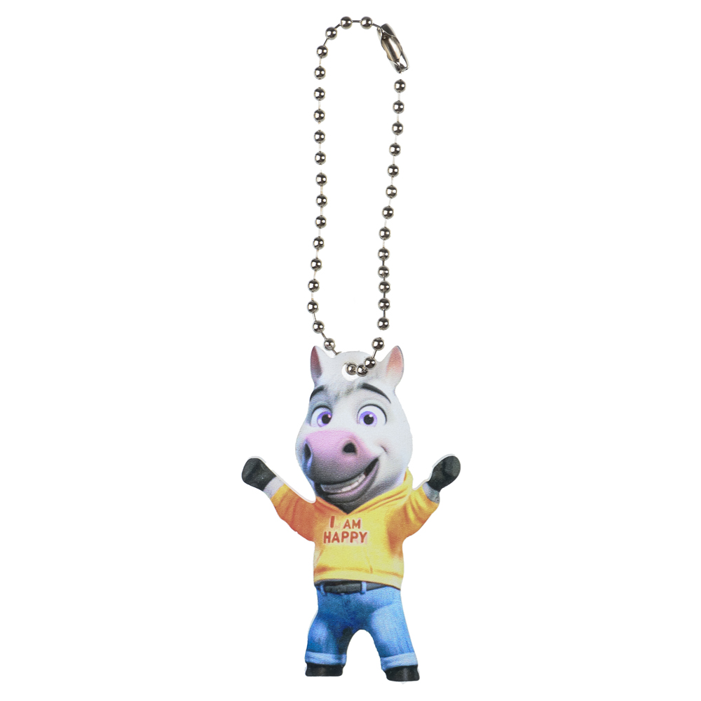 Брелок Лошадка 6 см, акрил 3 мм, печать УФ, 8 дизайнов., арт.№ 705-508