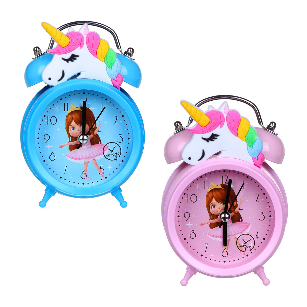 Будильник 13х8,5х5см, металл, арт.№ 529-213