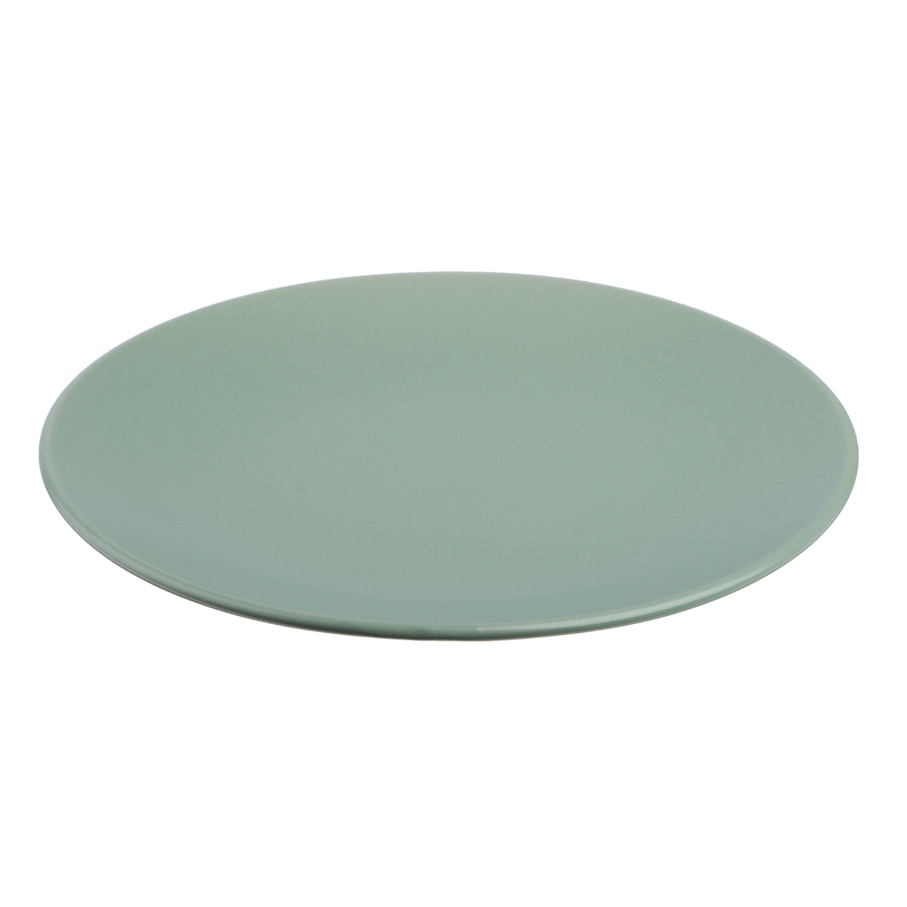 MILLIMI Тарелка десертная 20х2.5см, керамика, оливковый, арт.№ 824-165