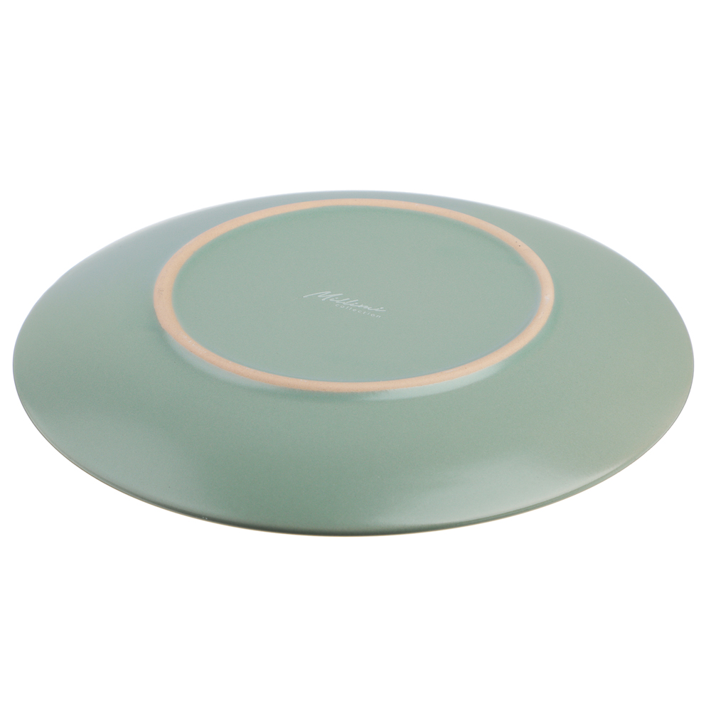 MILLIMI Тарелка десертная 20х2.5см, керамика, оливковый, арт.№ 824-165