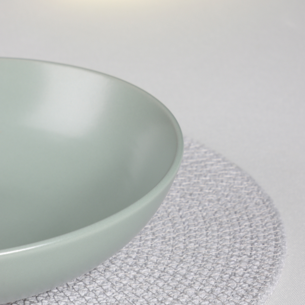 MILLIMI Салатник 880мл, 20х5.4см, керамика, оливковый, арт.№ 824-166