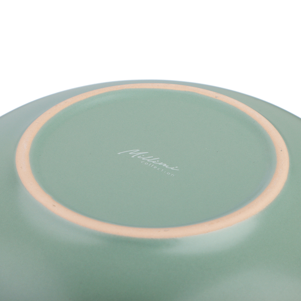 MILLIMI Салатник 880мл, 20х5.4см, керамика, оливковый, арт.№ 824-166