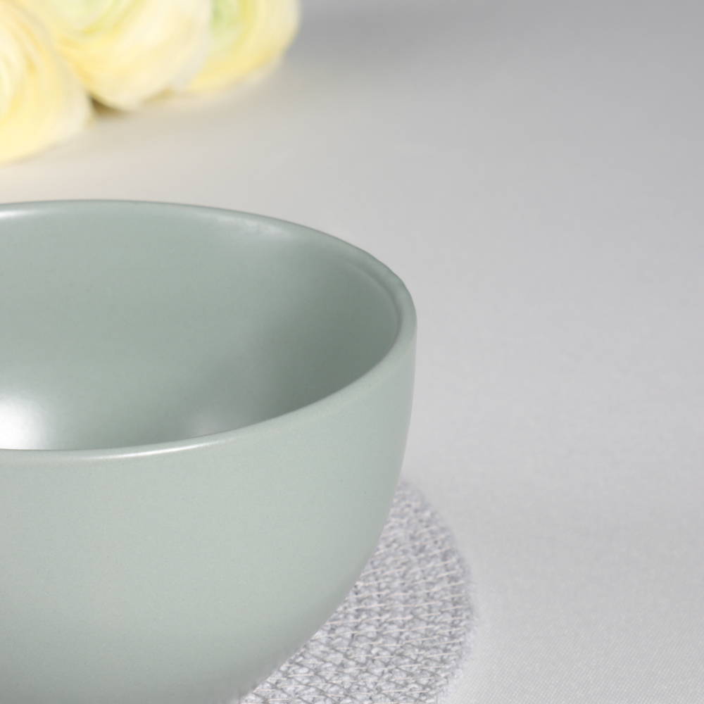 MILLIMI Салатник 710мл, 14х8см, керамика, оливковый, арт.№ 824-167