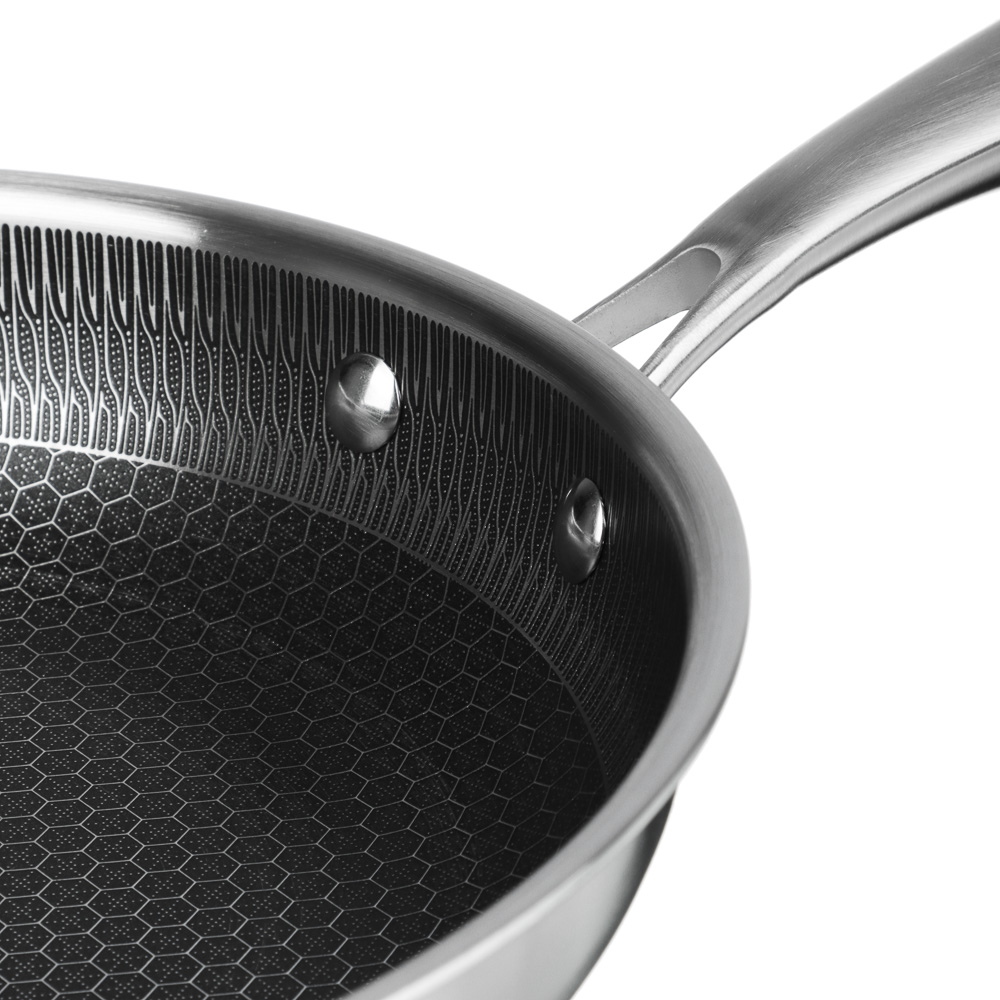 SATOSHI Савона Сковорода Triply 3-х слойная 26х5,0см, нерж.сталь 18/10, антиприг.покр. "соты", инд, арт.№ 822-195