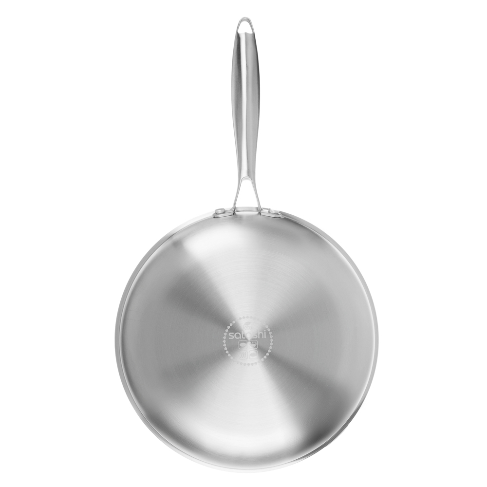 SATOSHI Савона Сковорода Triply 3-х слойная 26х5,0см, нерж.сталь 18/10, антиприг.покр. "соты", инд, арт.№ 822-195