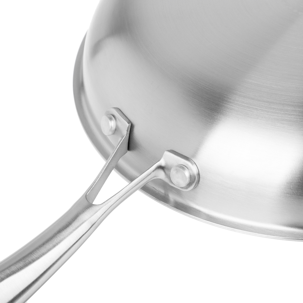 SATOSHI Савона Сковорода Triply 3-х слойная 26х5,0см, нерж.сталь 18/10, антиприг.покр. "соты", инд, арт.№ 822-195