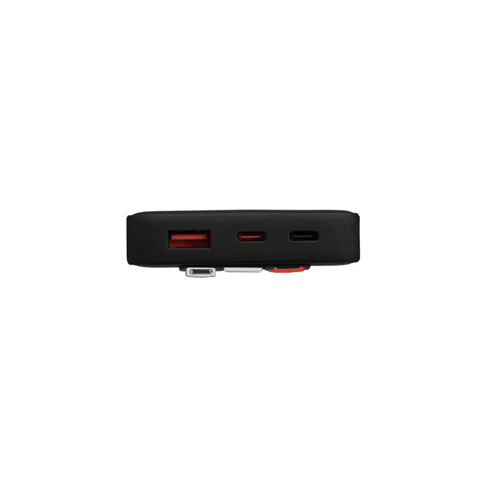BY Аккумулятор мобильный Светящийся 10000мАч, USB-A,USBC,встр.каб.,QC,PD,22.5W, Герб, короб. красная, арт.№ 031-198
