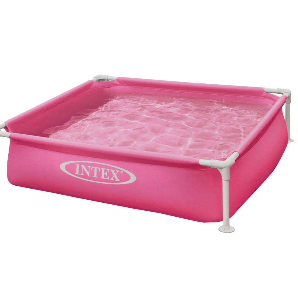 INTEX Бассейн каркасный Mini Frame 122х122х31см (57172)810-414, арт.№ 109-018