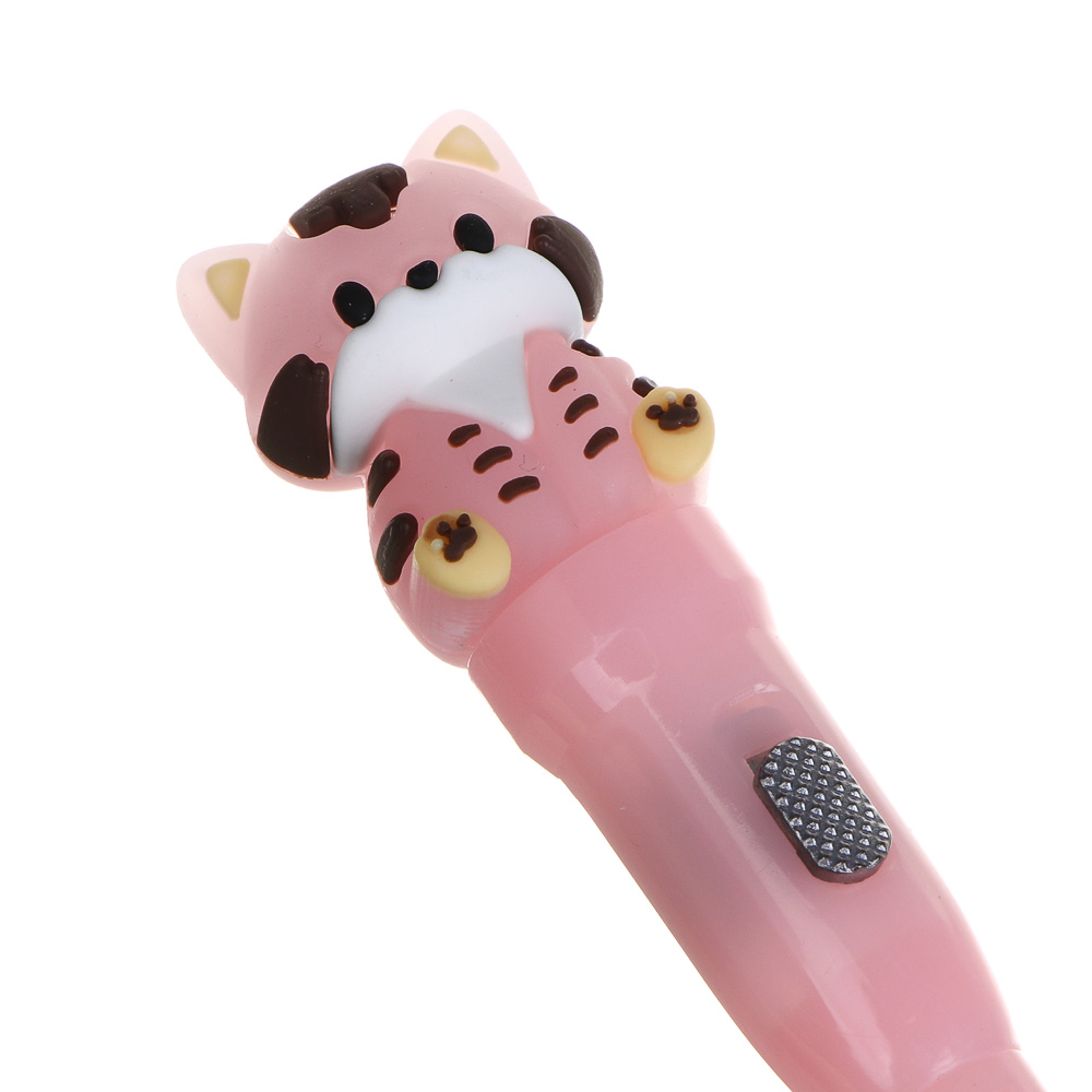 Ручка шариковая синяя с проекцией "Котик", 3 дизайна, шоу-бокс, арт.№ 591-249