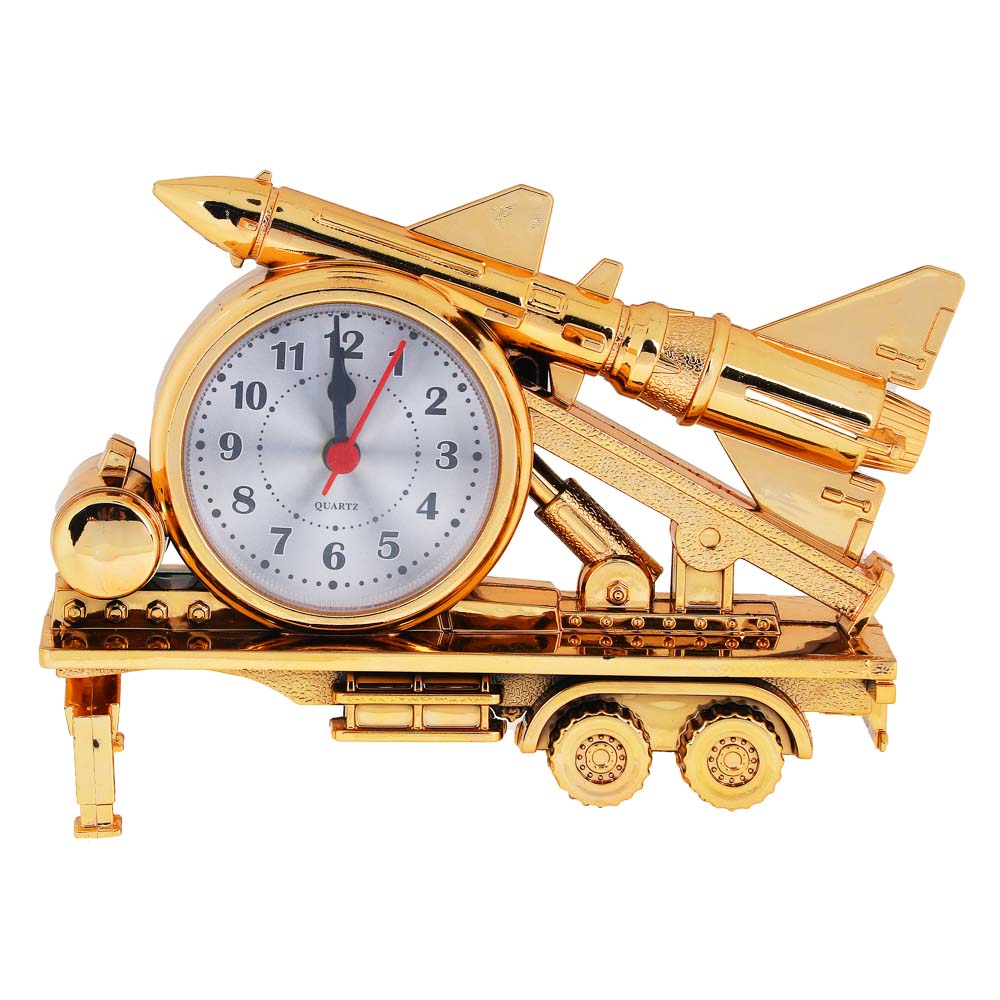 LADECOR CHRONO Будильник в виде зенитки 18х5х12см, 1хAA, пластик, арт.№ 529-212