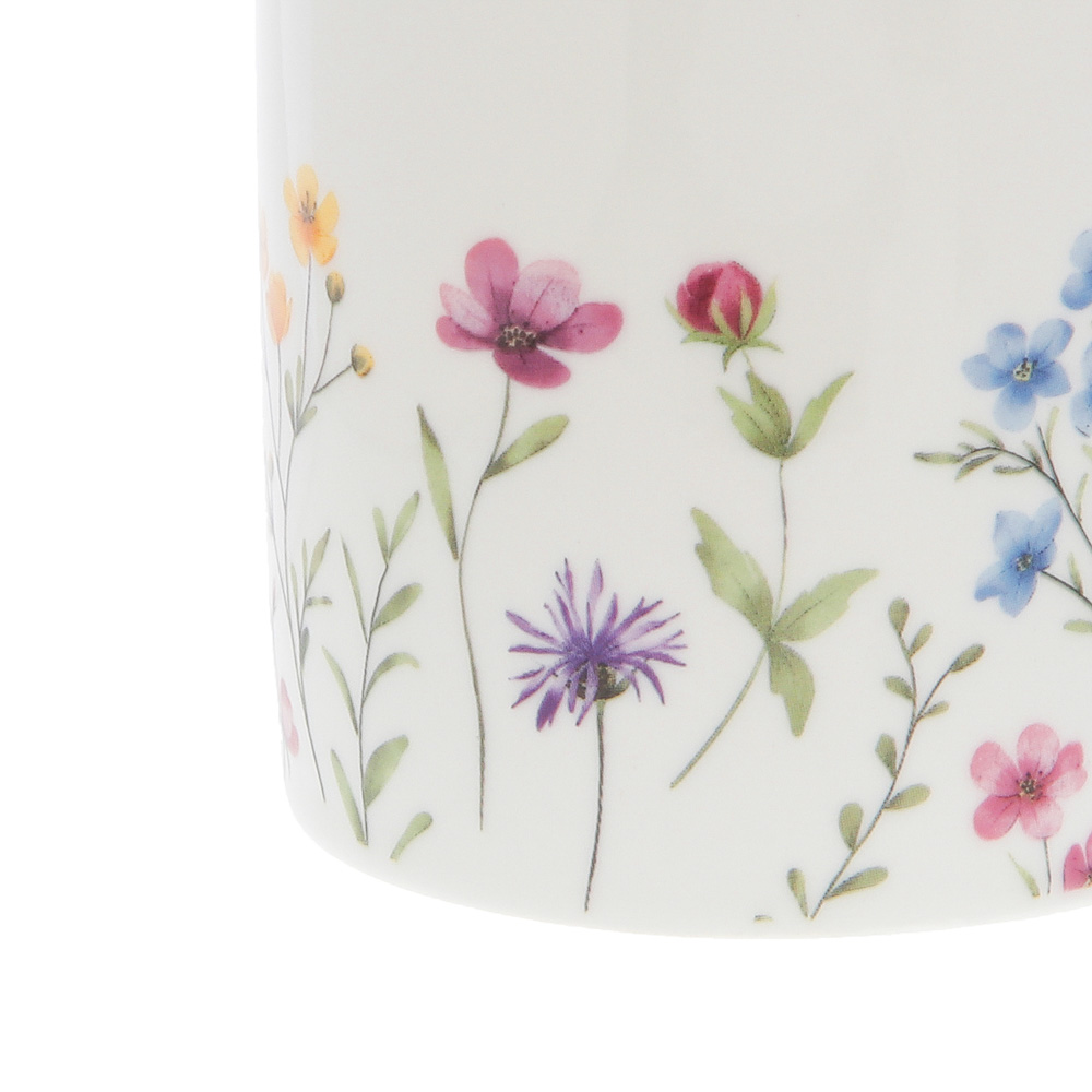 Стакан для ванной комнаты тм VETTA Вирджиния, керамогранит, белый, 7x7x11см, арт.№ 463-586