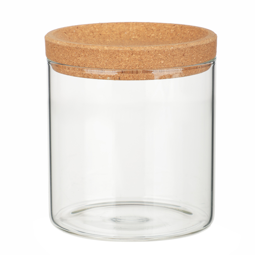 VETTA ЭКО Набор банок для хранения, 2шт., 300мл, 18х9,6х10см, стекло, пробка, арт.№ 828-328