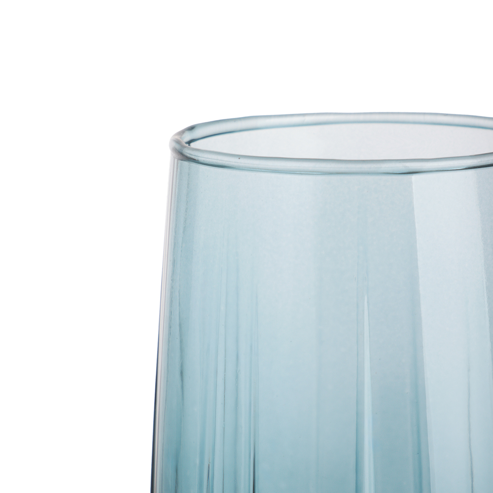 Стакан высокий для воды 470мл, стекло, синий, арт.№ 820-677