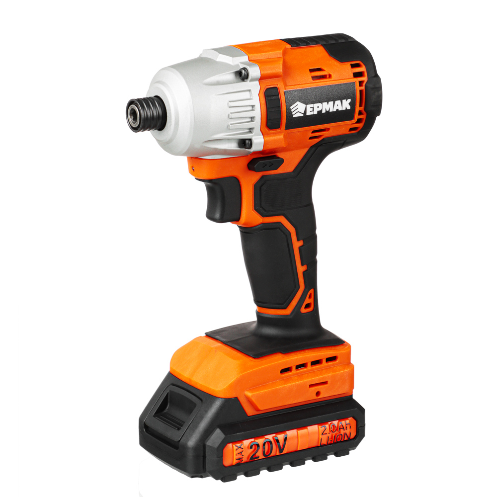 ЕРМАК X-PRO Импакт,ударный,бесщёт.винтоверт аккум.серия,единая аккум.батарея Li-ON 20В, 2,0 А*ч., арт.№ 691-036