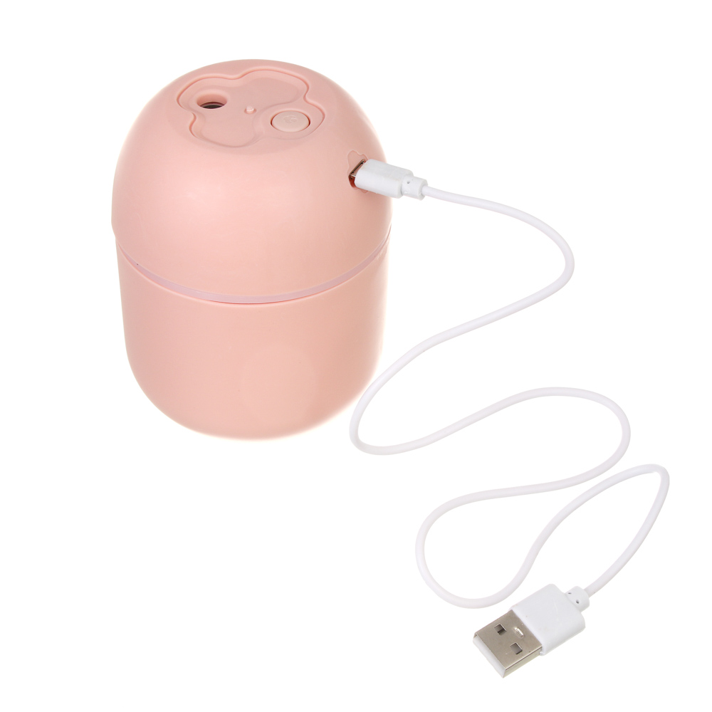 LEBEN Увлажнитель воздуха, 220 Мл, 10x8x8см, питание 5В/0.4А от USB, 2Вт, арт.№ 246-012