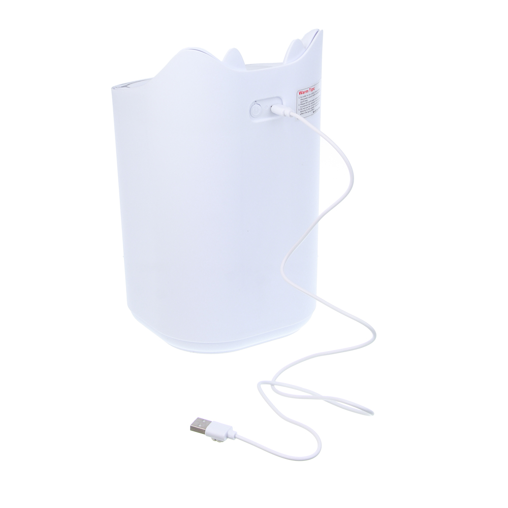 LEBEN Увлажнитель воздуха, 3,3л, 25x14x14см, питание от USB, 5Вт, белый, арт.№ 246-014