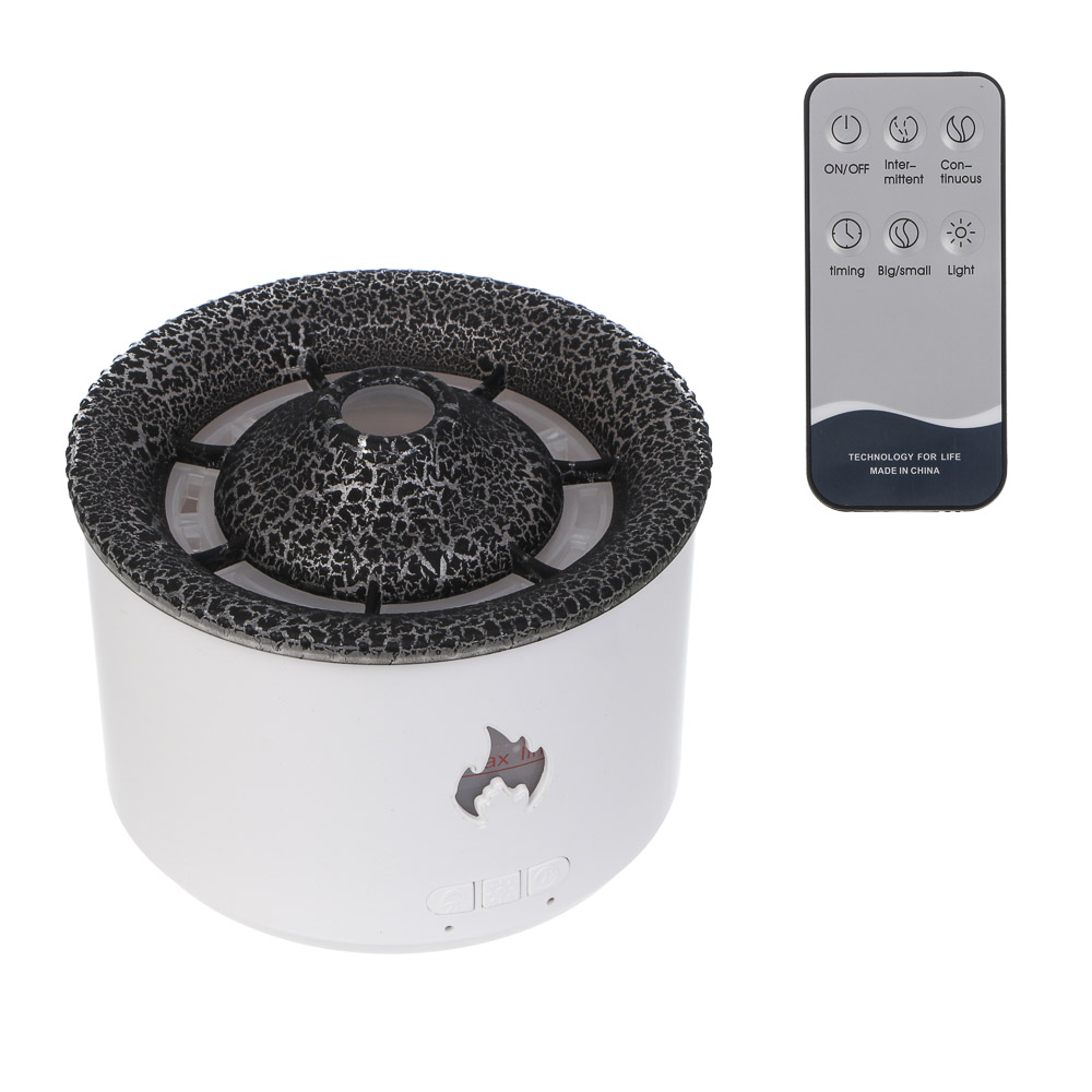 LEBEN Увлажнитель воздуха "Вулкан", 300мл, подсветка, 14x14x11см, 12Вт, 220в, арт.№ 246-022