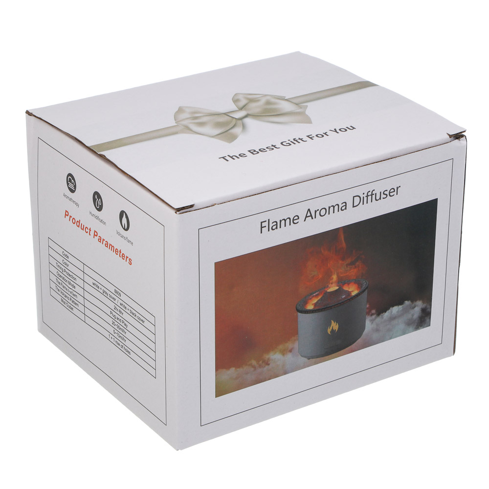 LEBEN Увлажнитель воздуха "Вулкан", 300мл, подсветка, 14x14x11см, 12Вт, 220в, арт.№ 246-022