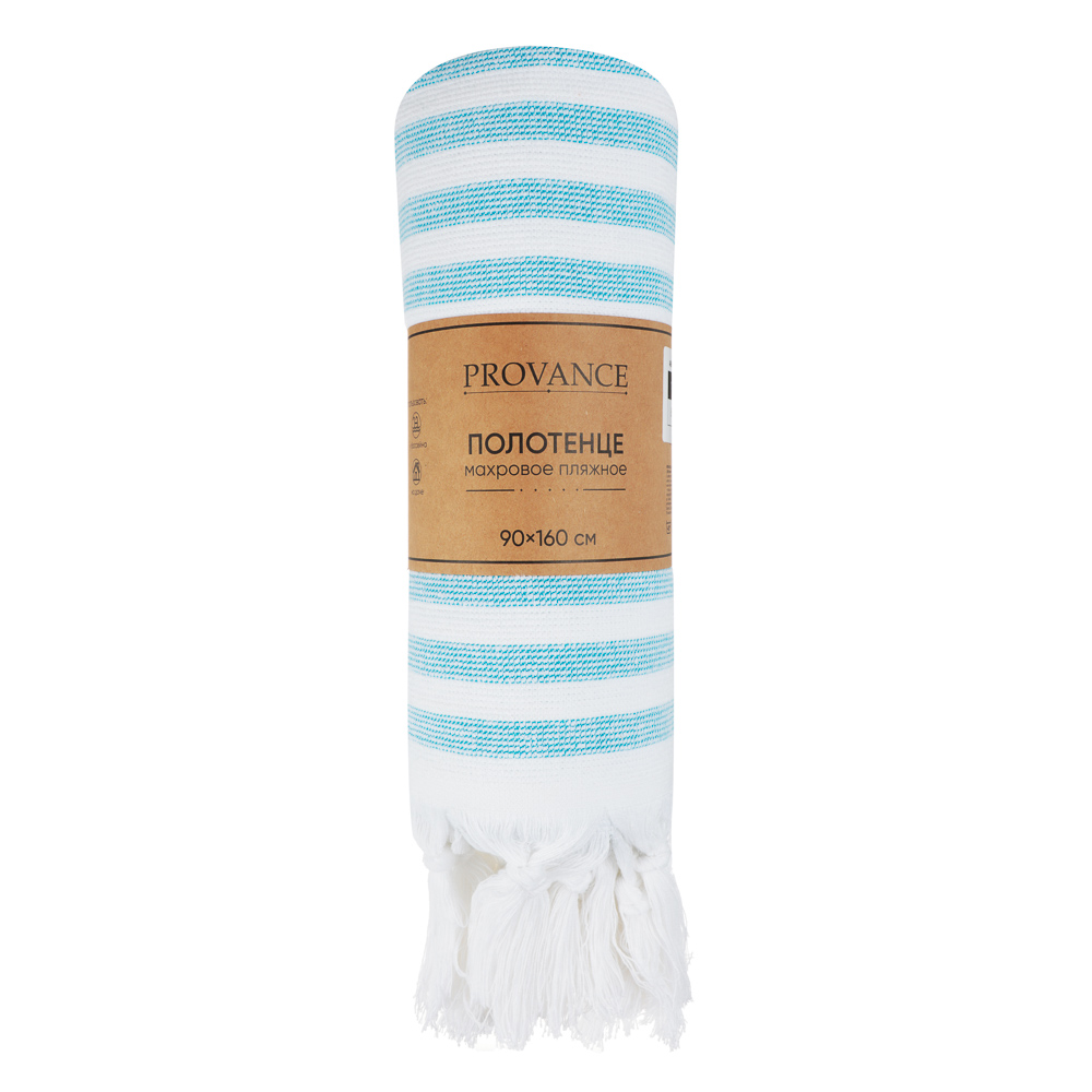 Полотенце пляжное тм PROVANCE Саммер 90х160, 350 г/м2, 100% хлопок, 3 дизайна, арт.№ 496-049