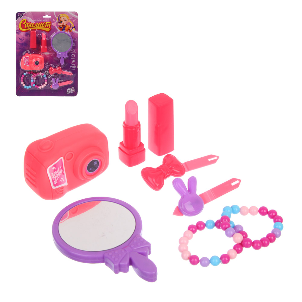 Набор игровой профессии мини "Стилист", PP, ABS, тм ИГРОЛЕНД Русские Супергерои, арт.№ 294-254