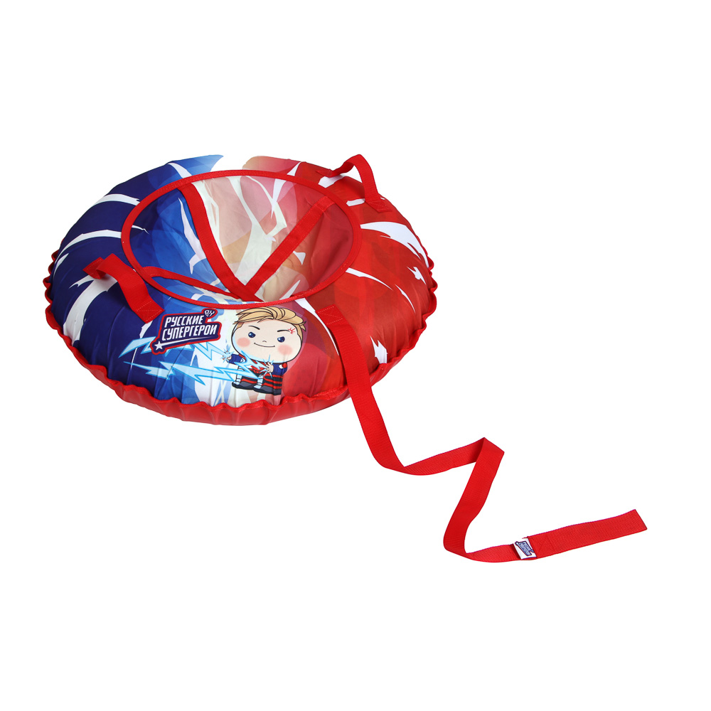 BY Русские Супергерои Тюбинг/ватрушка, диаметр 80см, оксфорд 600D, ПВХ, бутиловая камера R14, арт.№ 112-075