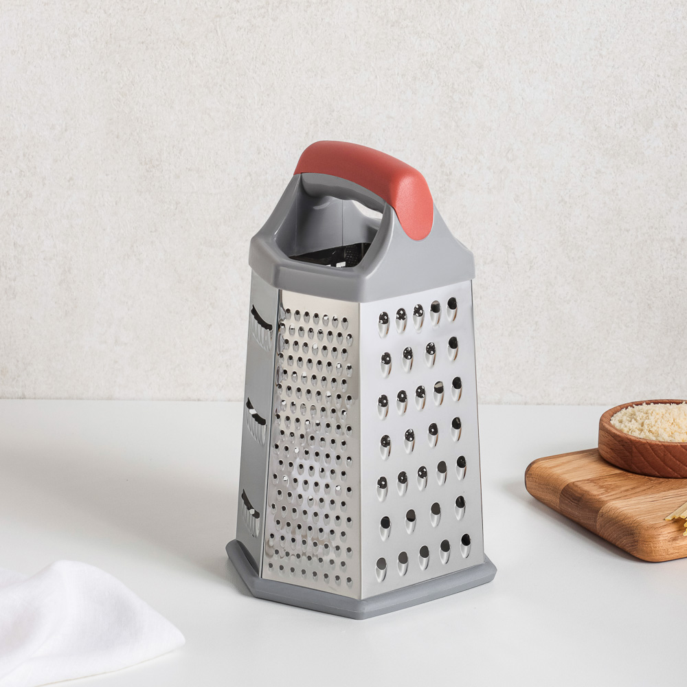 VETTA Терка 6-и сторонняя 22см, нерж.сталь, арт.№ 885-107