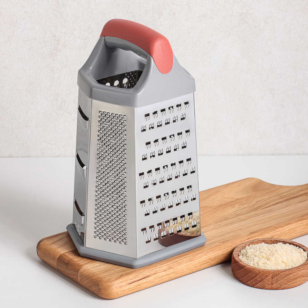 VETTA Терка 6-и сторонняя 22см, нерж.сталь, арт.№ 885-107