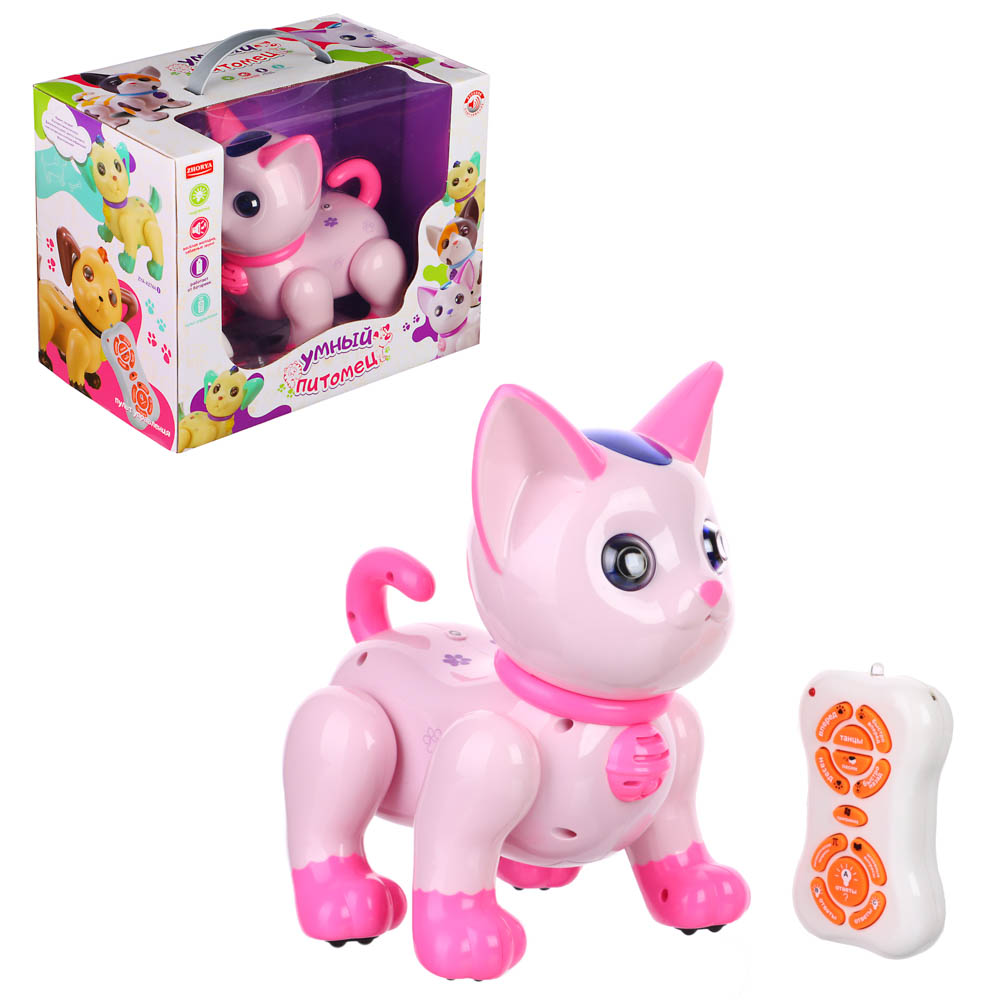 ZHORYA Робот радиоуправляемый «Умный котёнок», пластик, 18,5х13,5х21см, арт. 4700048, арт.№ 272-788