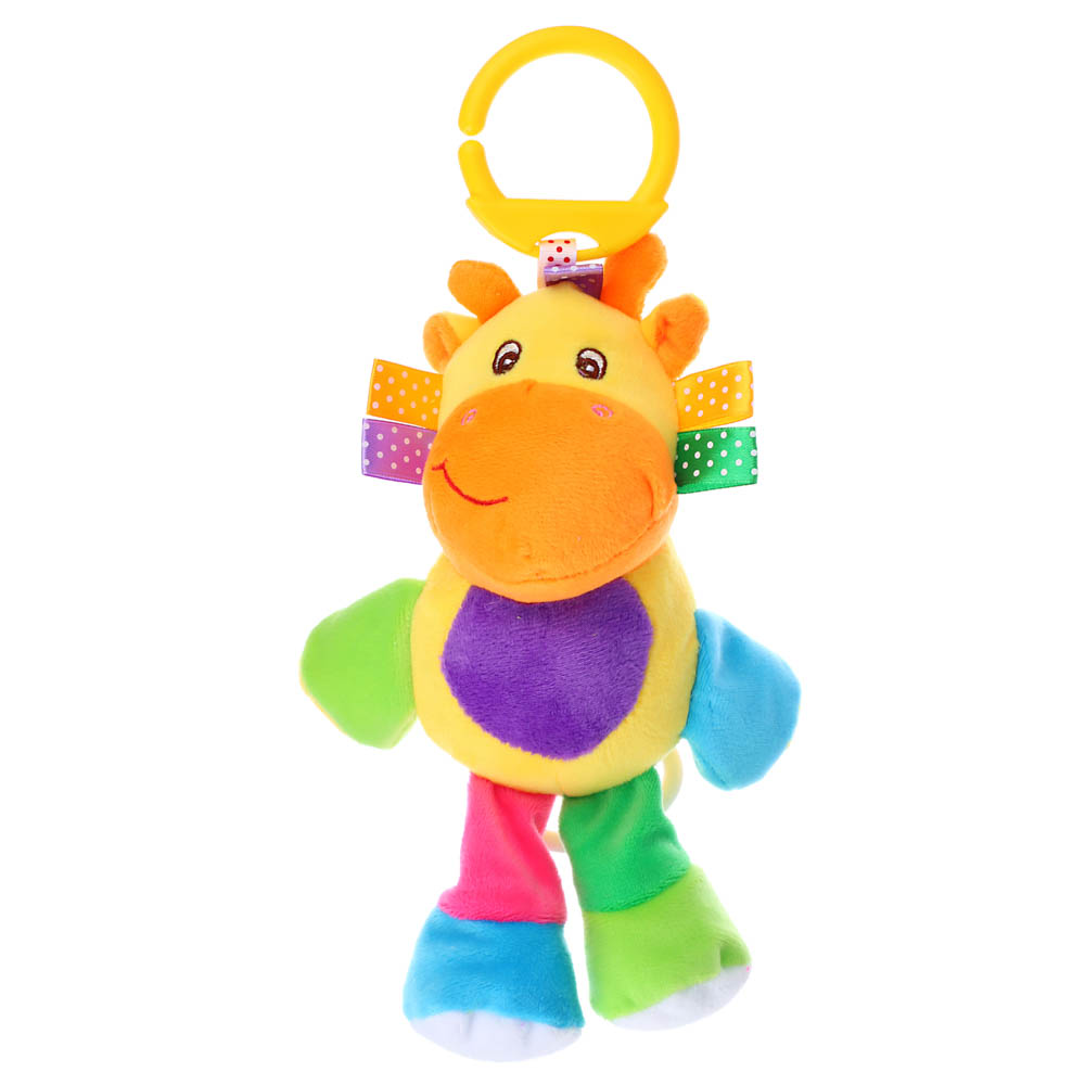 Крошка Я Подвеска музыкальная «Бегемотик», текстиль, пластик, арт. 4619176, 2 диз,, арт.№ 272-790