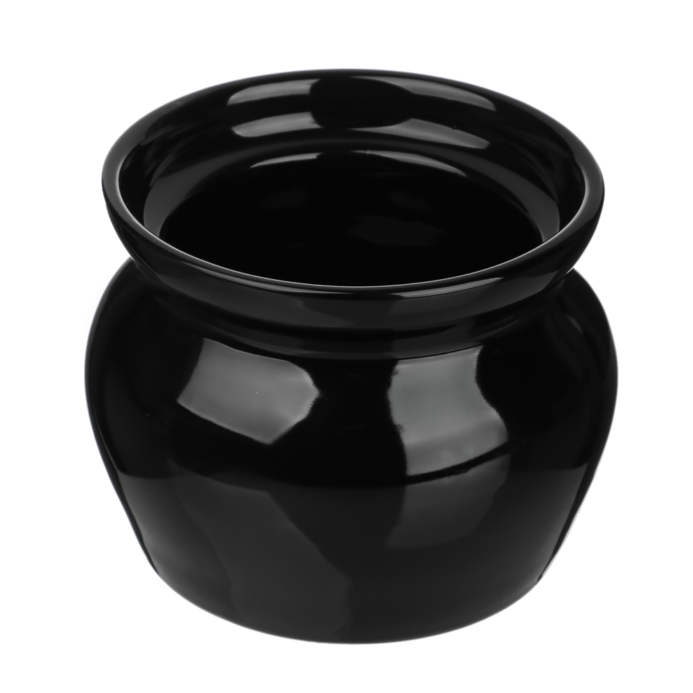 MILLIMI Горшочек для запекания, 400 мл, керамика, черный, арт.№ 824-251