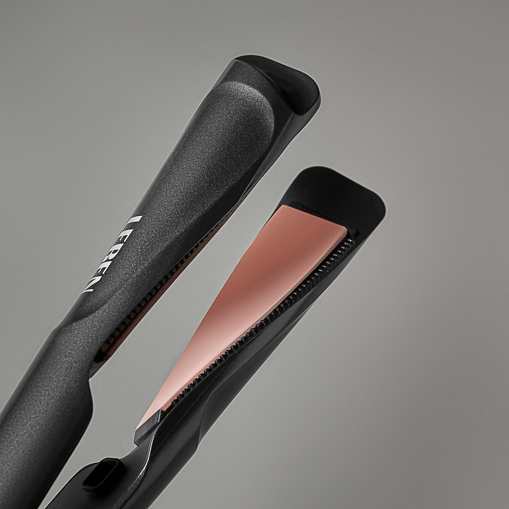 LEBEN Утюжок-выпрямитель для волос с изогнутыми пластинами, керамическое покрытие, арт.№ 259-165