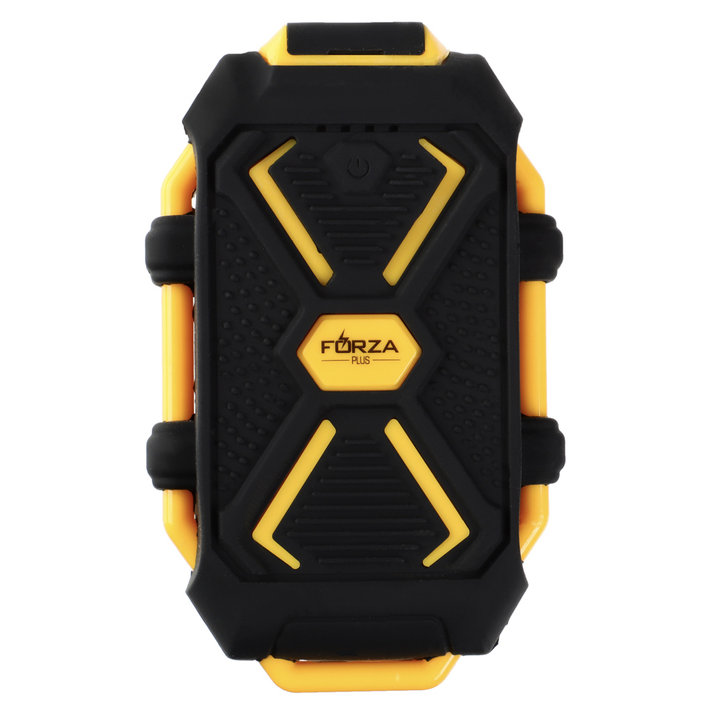 Аккумулятор мобильный FORZA 5000мАч, USB, 2А, защита IP67, фонарик, Чёрный, арт.№ 031-006