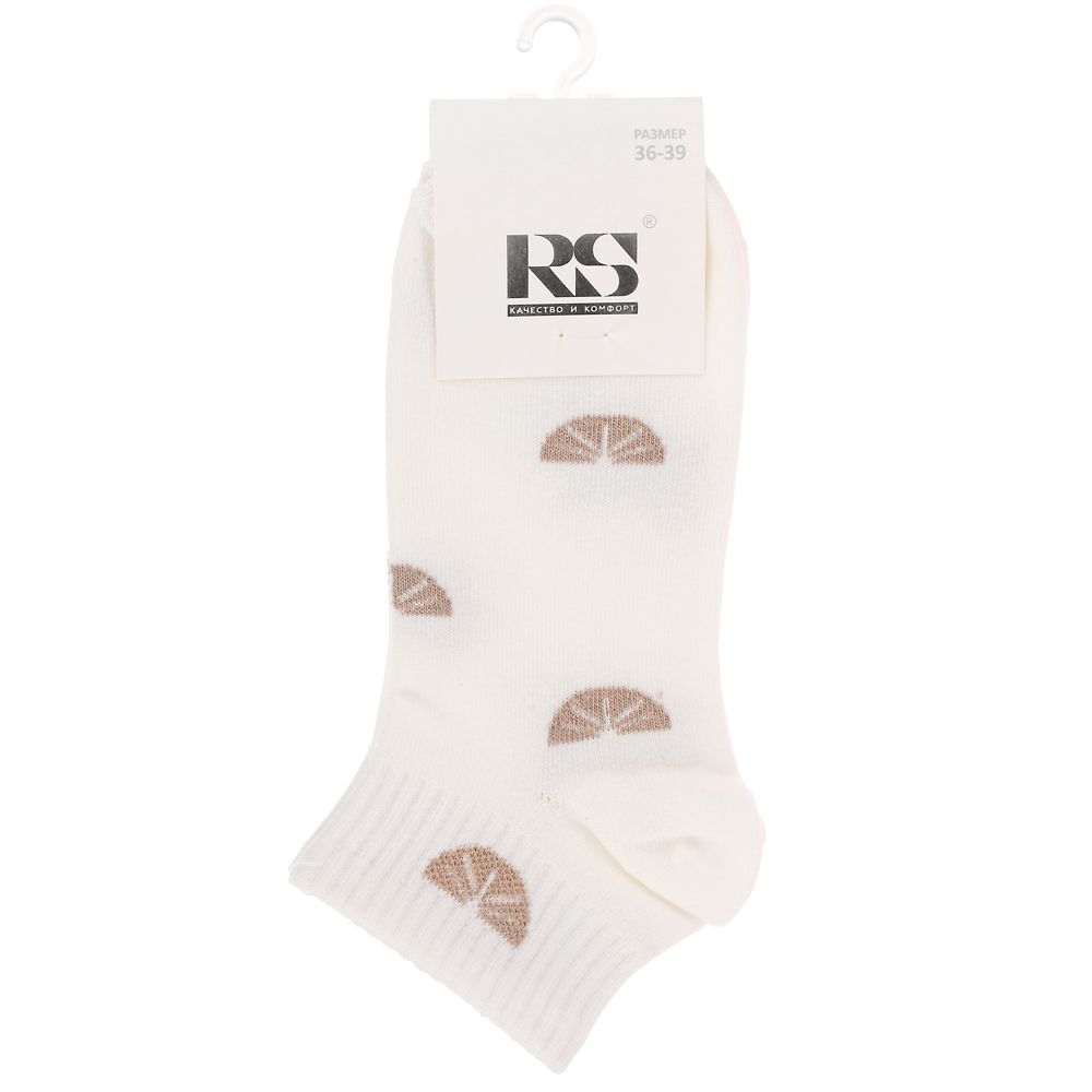 RS Носки женские, р. 36-39, 78% хлопок, 20% спандекс, 2% латекс, R146, разноцветные, арт.№ 019-487