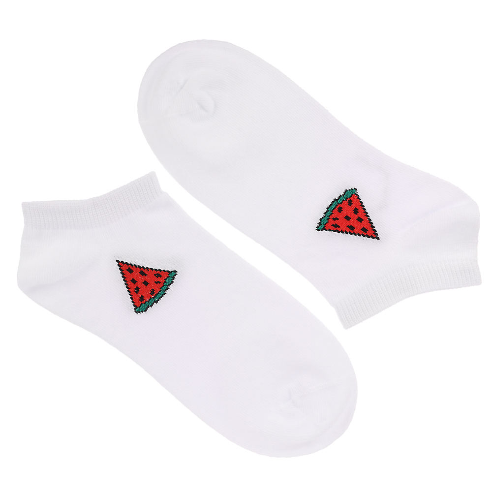 RS Носки женские укороченные, р. 36-39, 78% хлопок, 20% спандекс, 2% латекс, R158, разноцветные, арт.№ 019-488