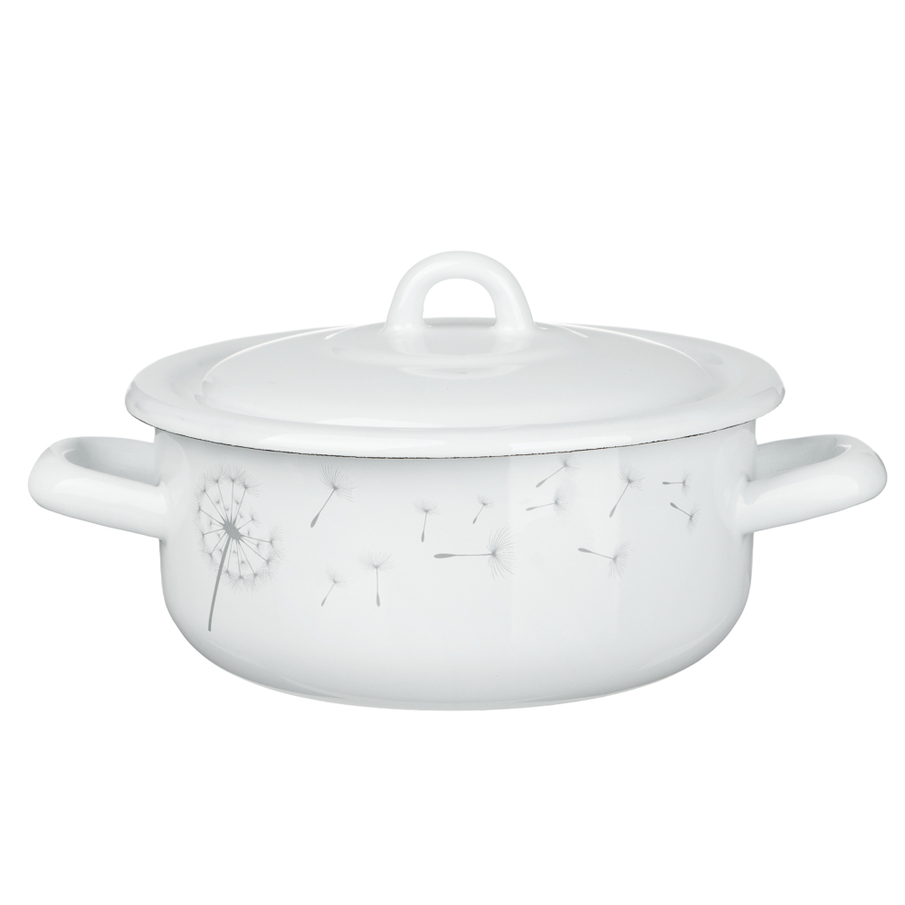 Одуванчик Кастрюля эмалированная 1,45л, арт.№ 894-579