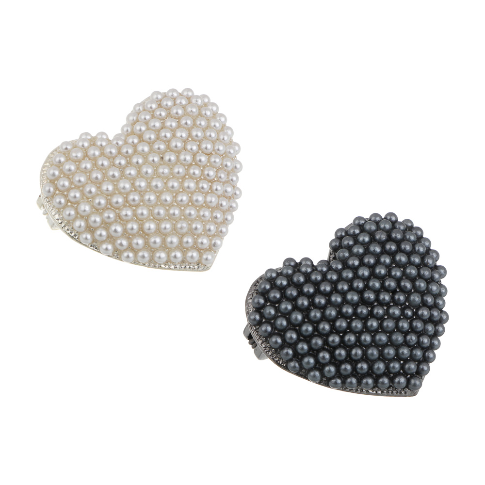 Брошь сердце, 2,7см, сплав, 2 цвета, БЖ25-20, арт.№ 023-029