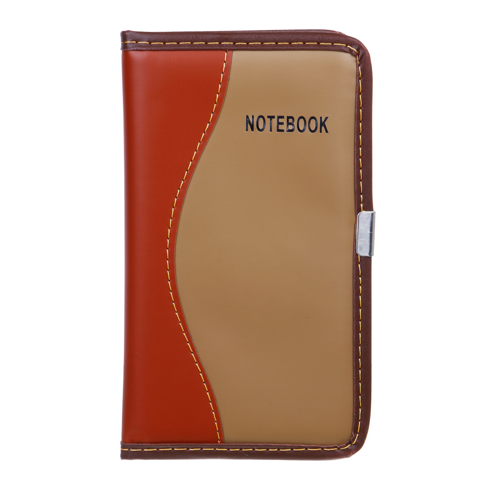 Записная книжка 16,5х9,5см, 80 листов, твердая обложка с поролоном, искусственная кожа, арт.№ 574-060