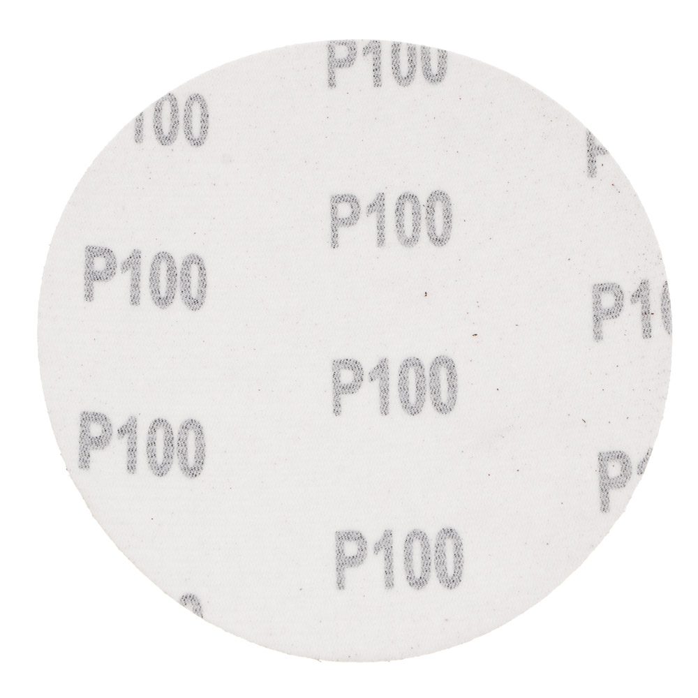 ЕРМАК Круг абразивный шлифовальный под "липучку" 125мм Р100, 10шт, арт.№ 645-069