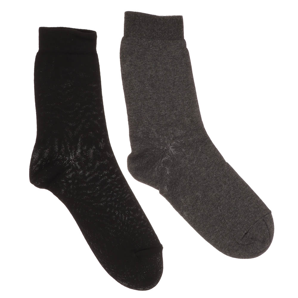 Набор носков 4 пары, GALANTE, р. 29, 70% хлопок, 29% полиамид, 1% эластан, черные, арт.№ 019-538