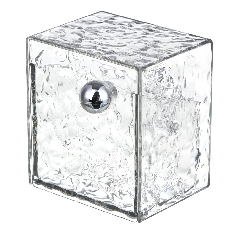 ЮНИLOOK Полка косметическая настенная, 9х8,5х6,5см, PS, прозрачный, ВЗ24-39, арт.№ 357-324