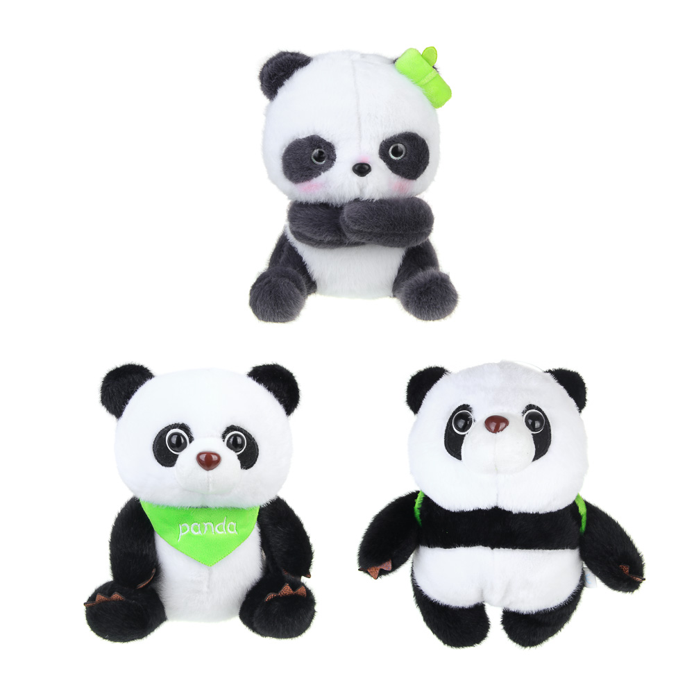 ИГРОЛЕНД Игрушка мягкая "Пандушка" 20 см, полиэстер, 3 диз., арт.№ 264-452