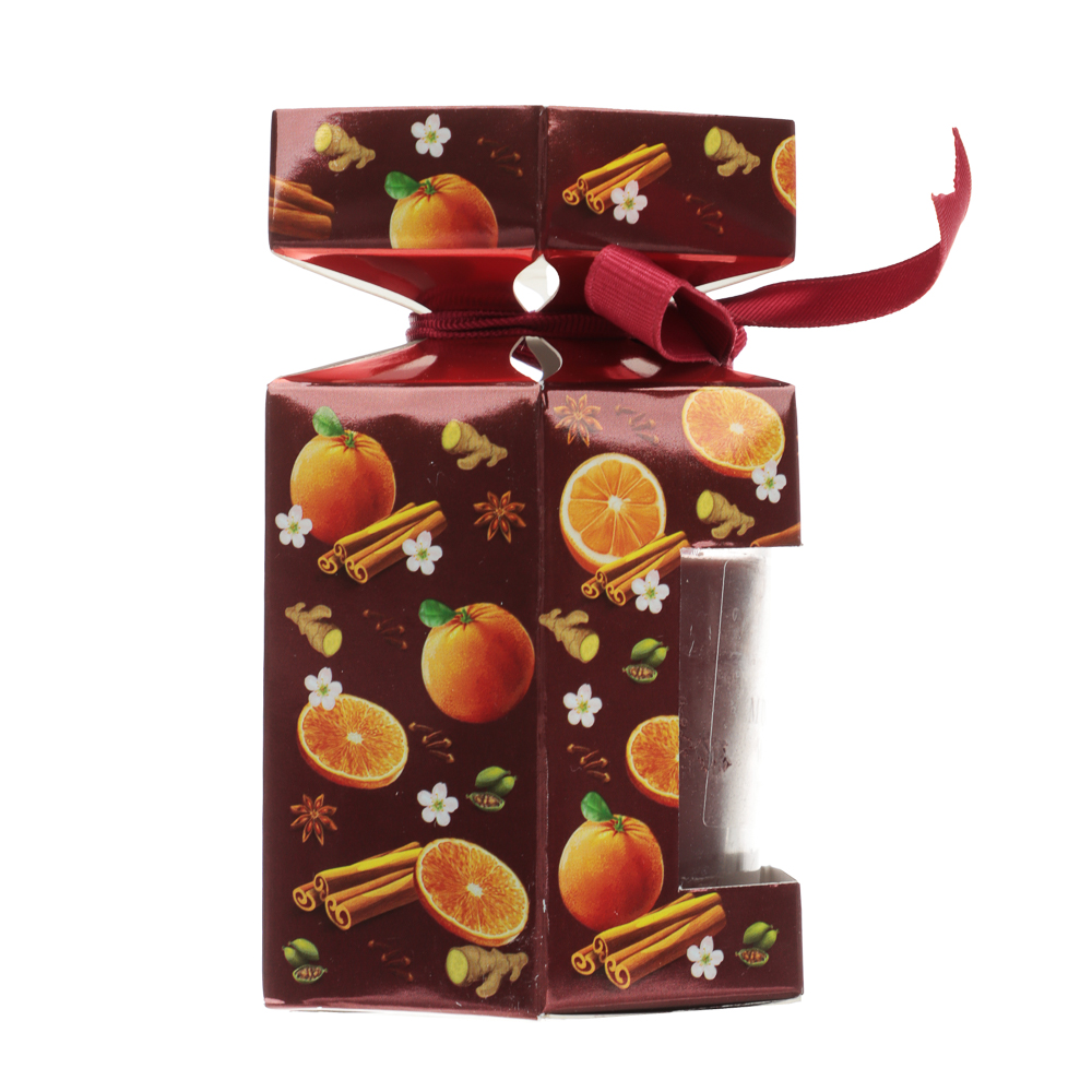 NEW GALAXY Свеча ароматизированная 120гр. Глинтвейн, имбирный пряник, ваниль, яблоко с корицей, арт.№ 778-201