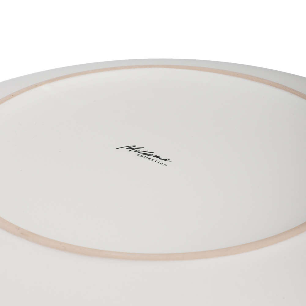MILLIMI Тарелка подстановочная 27х3см, керамика, белый, арт.№ 824-169