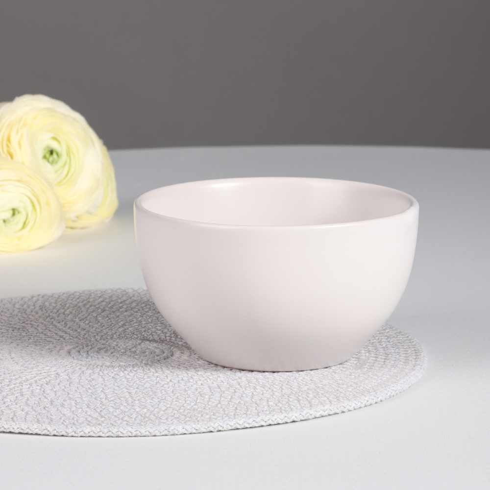 MILLIMI Салатник 710мл, 14х8см, керамика, белый, арт.№ 824-172