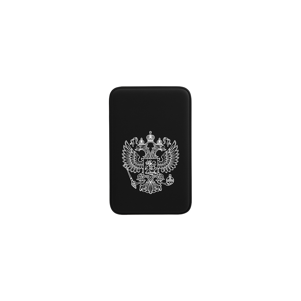 BY Аккумулятор мобильный Светящийся 10000мАч, USB-A,USBC,встр.каб.,QC,PD,22.5W, Герб, Победа, короб., арт.№ 031-200