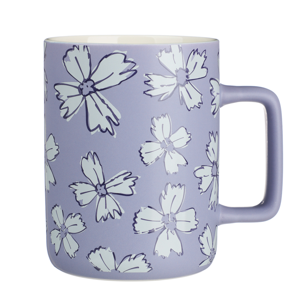 MILLIMI Ситец Кружка, 400мл, фарфор, 3 дизайна, арт.№ 806-272