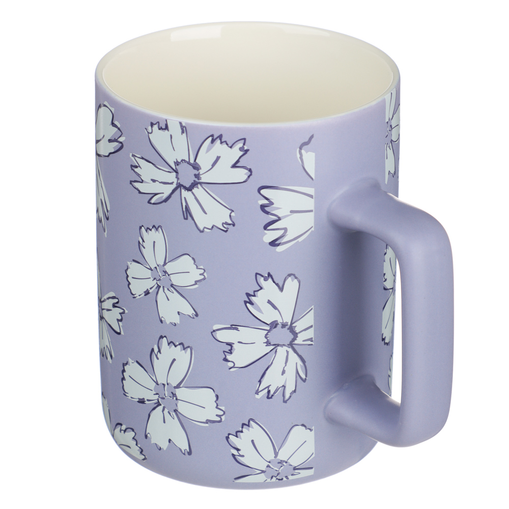 MILLIMI Ситец Кружка, 400мл, фарфор, 3 дизайна, арт.№ 806-272