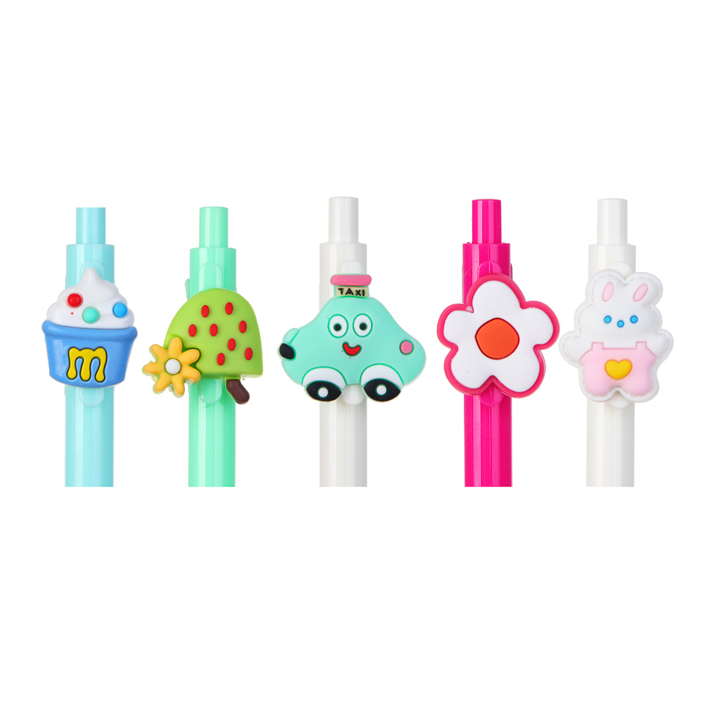 Ручка шариковая автоматическая синяя, "Забавное настроение", 5 дизайнов, арт.№ 591-253